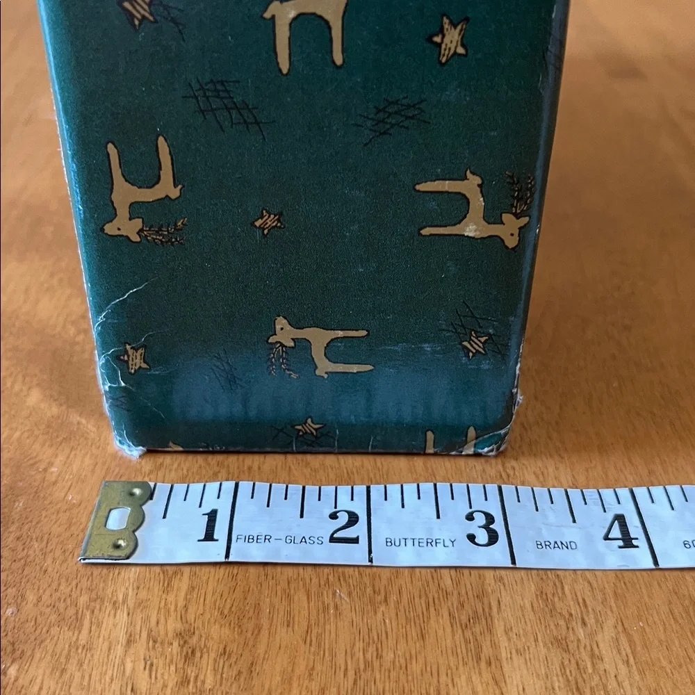 Green photo Album with Deer Pattern
